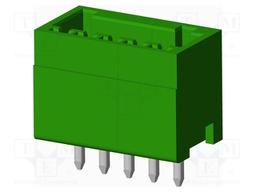 Connector: pluggable terminal block; socket; male; straight; THT