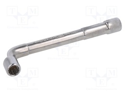 Key; L-type,socket spanner; 7mm,HEX 7mm; tool steel; 100mm