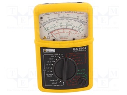 Analogue multimeter; Features: blown fuse indicator; 500g; IP40