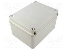 Enclosure: junction box; X: 154mm; Y: 201mm; Z: 118mm; wall mount