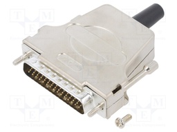 D-Sub; PIN: 44; plug; male; shielded,stamped and formed contacts