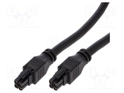 Cable: Mega-Fit-Mega-Fit; female; Mega-Fit; 5.7mm; PIN: 4; 20A; 300V