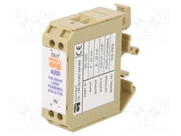 Converter: signal separator; DIN; 4÷20mA; OUT 1: 4÷20mA