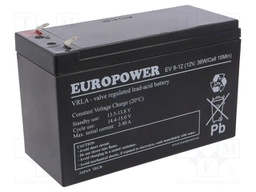 Re-battery: acid-lead; 12V; 8Ah; AGM; maintenance-free