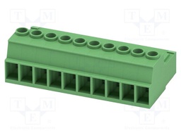 PCB connector, nominal cross section: 6 mm?, color: green, n