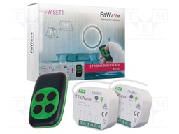 Relay; F&Wave; 868MHz; FW-KEY,FW-R1P x2; Control: wireless