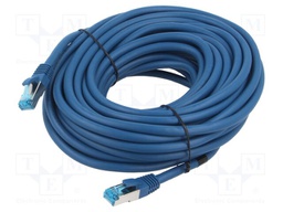 Patch cord; RJ45 plug,both sides; S/FTP; 5e; wire; OFC; 10m; PVC