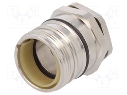 Enclosure: for circular connectors; external thread; straight