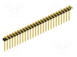 Connector: pin strips; pin header; male; PIN: 26; 2mm; THT; 1x26