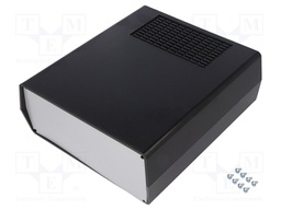 Enclosure: with panel; vented,PCB is fastened in guides; AUS