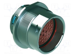 Connector: circular; 13A; PIN: 47; IP67; straight; crimped; silver