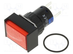 Switch: push-button; SPDT; 0.5A/220VAC; 0.1A/220VDC; ON-(ON); IP40
