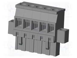 Connector: pluggable terminal block; plug; female; angled 90°
