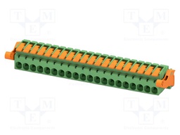 PCB connector, nominal cross section: 2.5 mm?, color: green,
