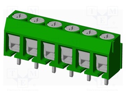 Connector: PCB terminal block; terminal; Plating: tinned; on PCBs