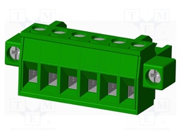 Connector: pluggable terminal block; plug; female; straight; 12A