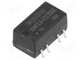 Converter: DC/DC; 1W; Uin: 10.8÷13.2V; Uout: 12VDC; Uout2: -12VDC