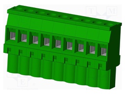 Connector: pluggable terminal block; plug; female; angled 90°