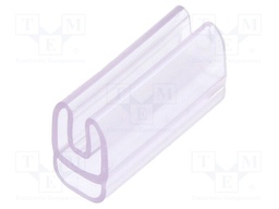 Markers for cables and wires; PVC; transparent; leaded; -40÷80°C