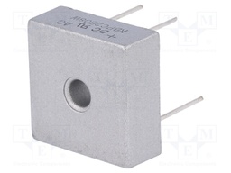 Single-phase bridge rectifier; Urmax: 800V; If: 25A; Ifsm: 400A