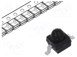 PIN IR photodiode; 940nm; 0.75-1.05um; 30°; Mounting: SMD