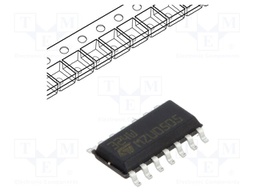 IC: operational amplifier; 1.3MHz; Ch: 4; SO14; ±1.5÷15VDC,3÷30VDC