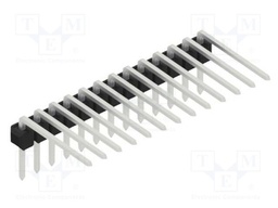 Connector: pin strips; pin header; male; PIN: 13; 2.54mm; THT; 1x13