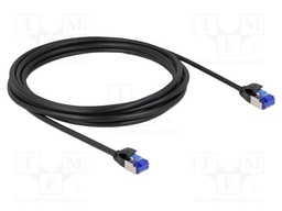 Patch cord; S/FTP; Cat: 6a; RJ45 plug,both sides; 3m; LSZH,TPE