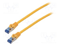 Patch cord; S/FTP; 6a; stranded; CCA; LSZH; orange; 20m; 26AWG