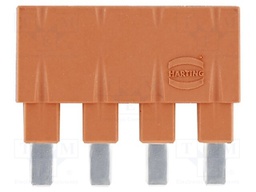 Jumper Along 1x4 red 16A