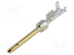 Contact; male; gold-plated; crimped; for cable