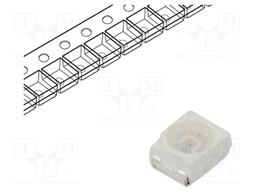 LED; UV; 3528; 120°; 100mA; 390÷400nm; 3.1÷3.6VDC; SMD; Front: flat