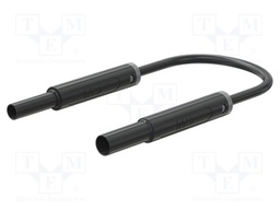 Test lead; 19A; banana socket 4mm,banana plug 4mm; insulated