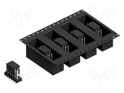 Connector: pin strips; pin header; male; PIN: 12; 2.54mm; SMT; 2x6