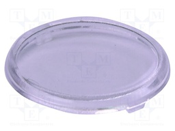 Actuator lens; E; colourless; plastic
