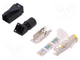 Plug; RJ45; PIN: 8; Cat: 6; shielded; Layout: 8p8c; Øcable: 4.5÷9mm