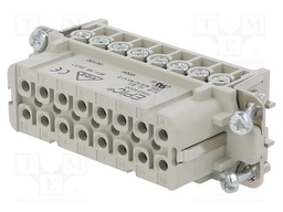 Connector: rectangular; female; EPIC H-A; PIN: 16; 16+PE; 16A; 250V