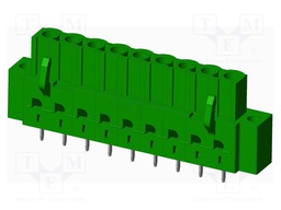 Connector: pluggable terminal block; socket; female; straight