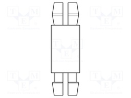 PCB distance; polyamide; L: 12.7mm; UL94V-2
