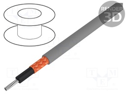 Wire; Alpha Essential C&C; 1x20AWG; PVC; dark grey; 300V; 305m