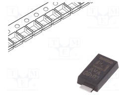 Diode: transil; 600W; 10.6V; 39A; unidirectional; ±5%; DO221AC