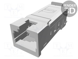 Plug; RJ45; PIN: 8; Cat: 6; shielded; Layout: 8p8c; Øcable: 4.5÷9mm