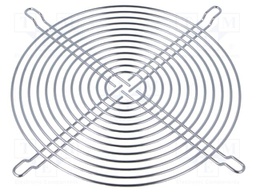 Guard; nickel plated steel; 160x160mm; screws