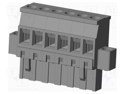 Connector: pluggable terminal block; plug; female; angled 90°