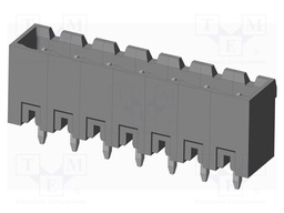 Connector: pluggable terminal block; socket; male; on PCBs