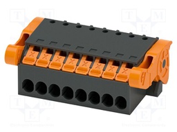 PCB connector, nominal cross section: 1.5 mm2, color: black,