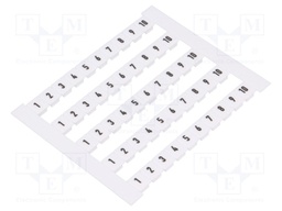 Marker; white; Width: 5mm; 1-10 marks; horizontal