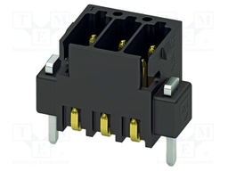 PCB headers, nominal cross section: 0.5 mm?, color: black, n