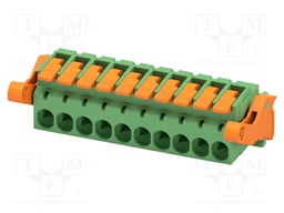 PCB connector, nominal cross section: 2.5 mm?, color: green,