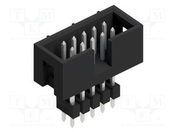 Connector: pin strips; pin header; male; PIN: 10; 2.54mm; THT; 2x5